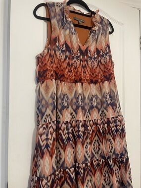 Julia Jordan Multicolor Sleeveless Printed Mini Dress Size 12